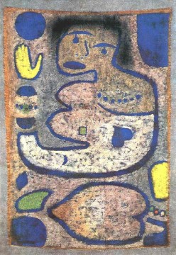 Art texture œuvres - Chanson d’amour par la Nouvelle Lune texturée par Paul Klee